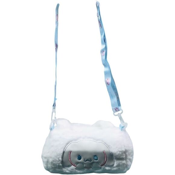 NEW Cinamoroll White Plush Shoulder Crossbody Handbag - Picture 5 of 12